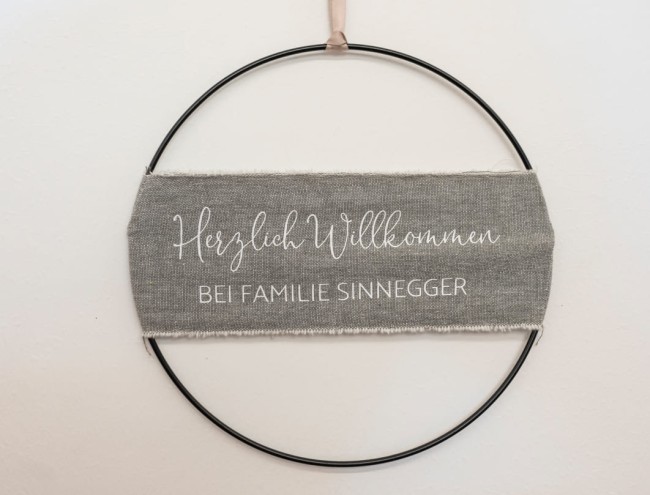 Herzlich Willkommen bei Familie Sinnegger © Lorenz Masser Fotografie