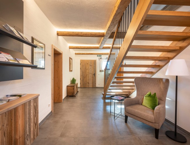 Eingangsbereich im Erbhof © Lorenz Masser Fotografie