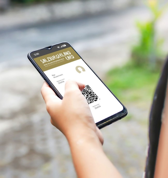 Salzburgerland Card - jetzt auch digital © Salzburgerland Tourismus
