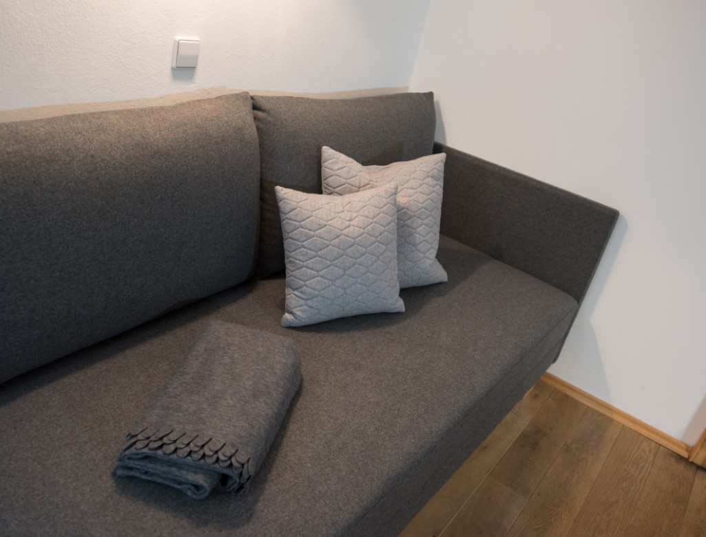 Cozy couch in our apartment © Lorenz Masser Photography