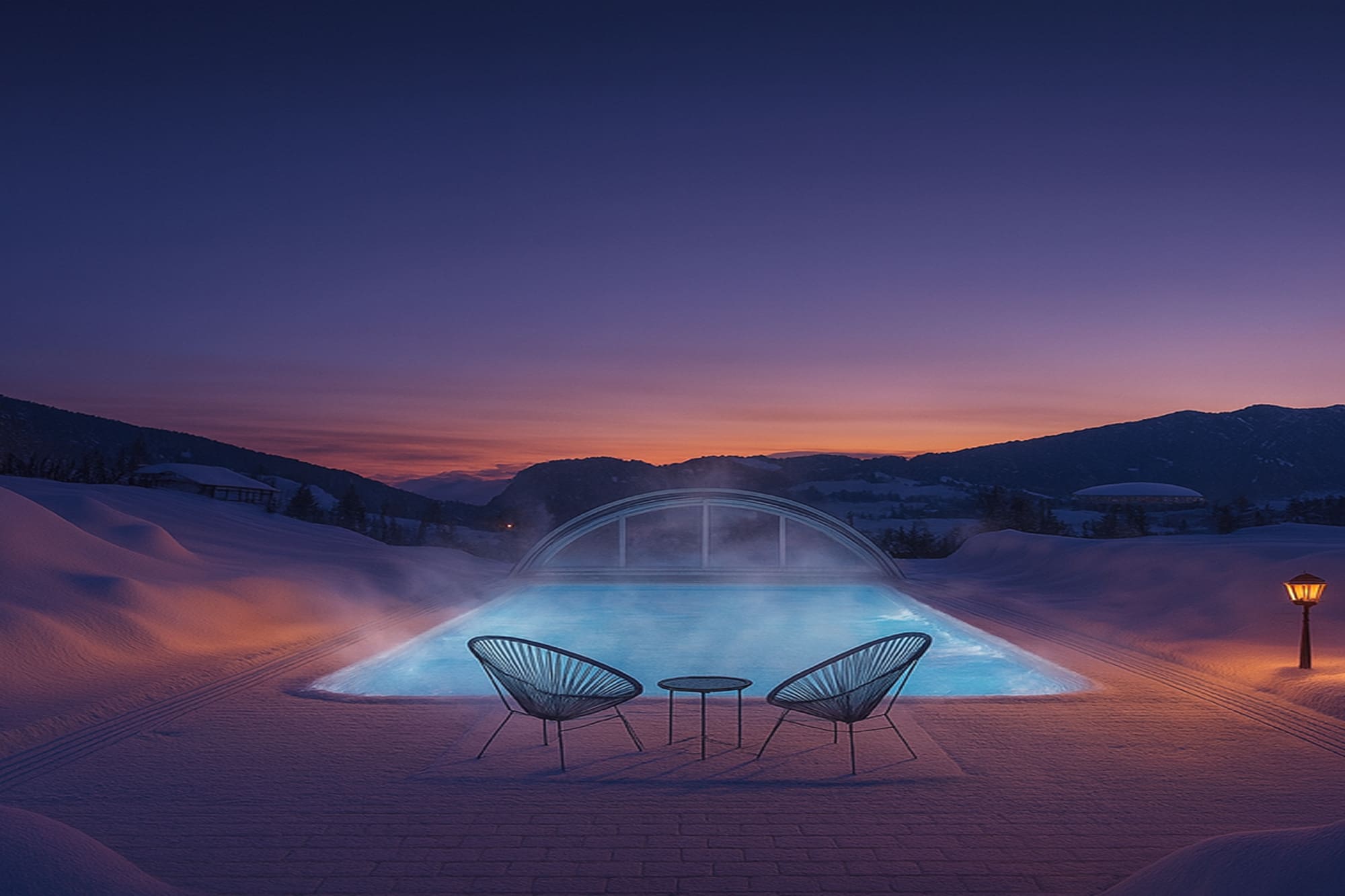 Großer Außenpool am Obersulzberggut © Lorenz Masser Fotografie